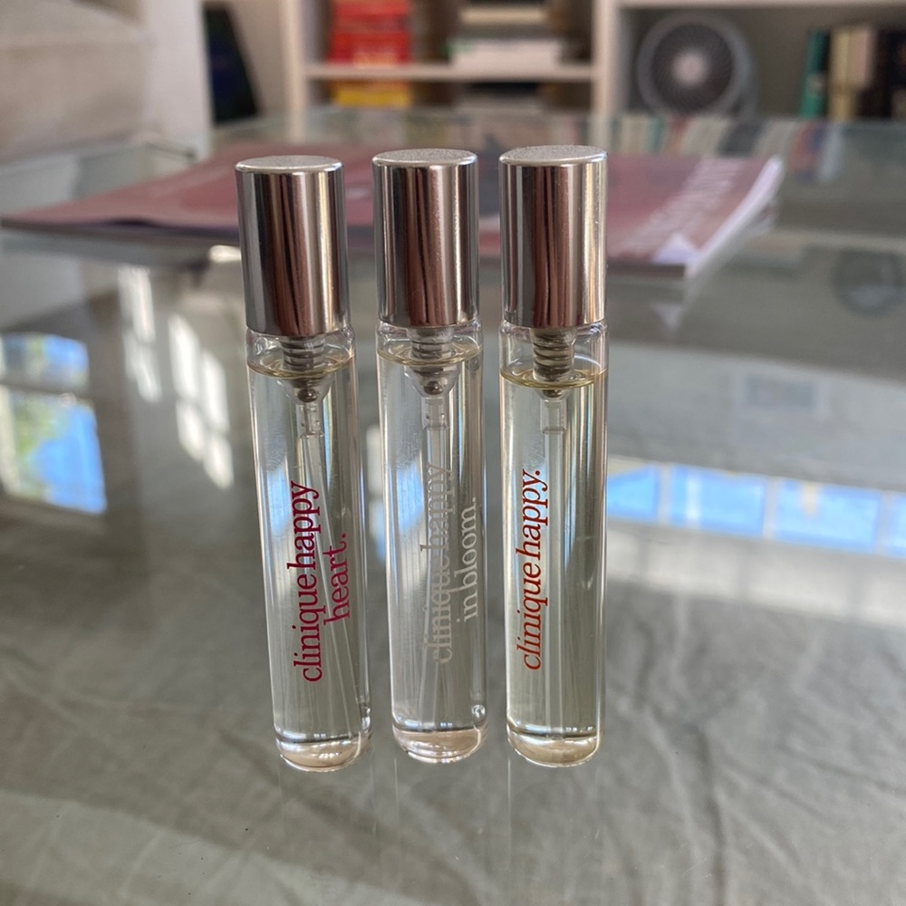 Clinique Happy 3-Piece Mini Perfume Sample Set